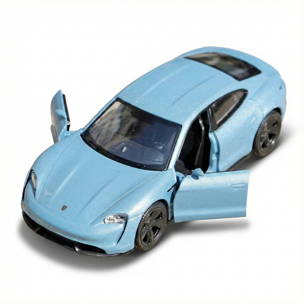 1:36 Alloy Diecast Porsche Taycan Sport Car Model