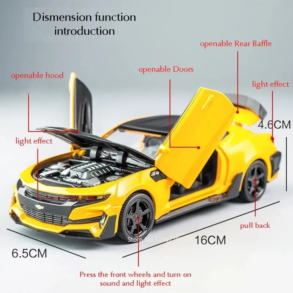 Scale 1:32 Camaro Toys Model Car Alloy Metal Diecas