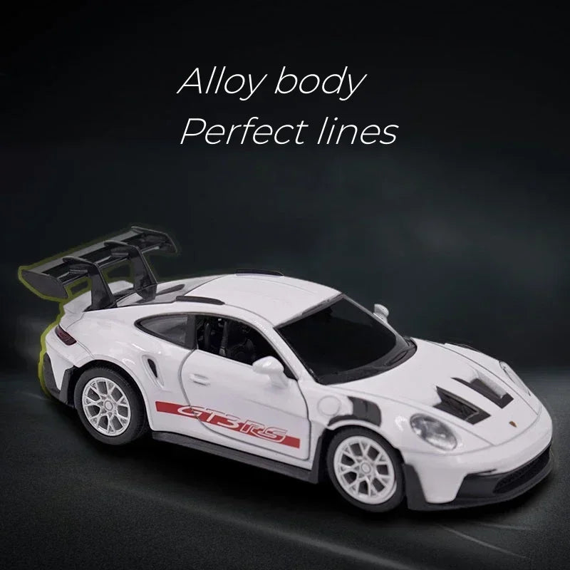 Porsche 911 GT3 RS Alloy Mini Car Model Racing Diecasts 1:36