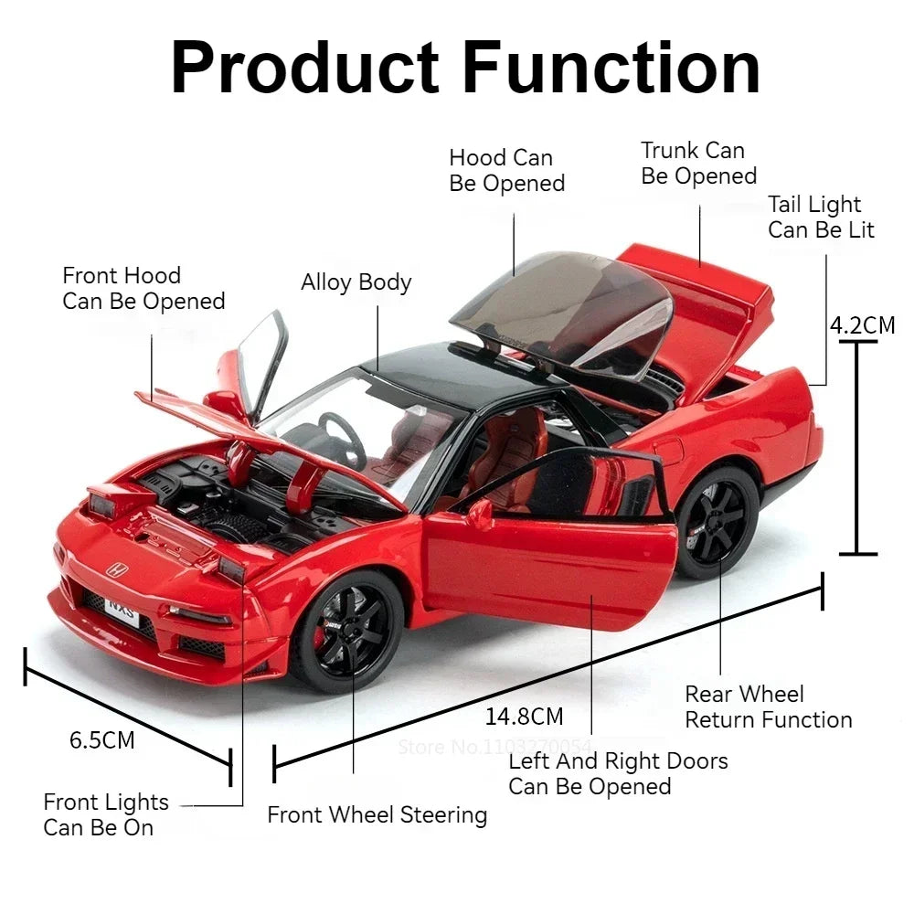 1:32 Honda NSX Alloy Model Toys Miniature Cars Diecast