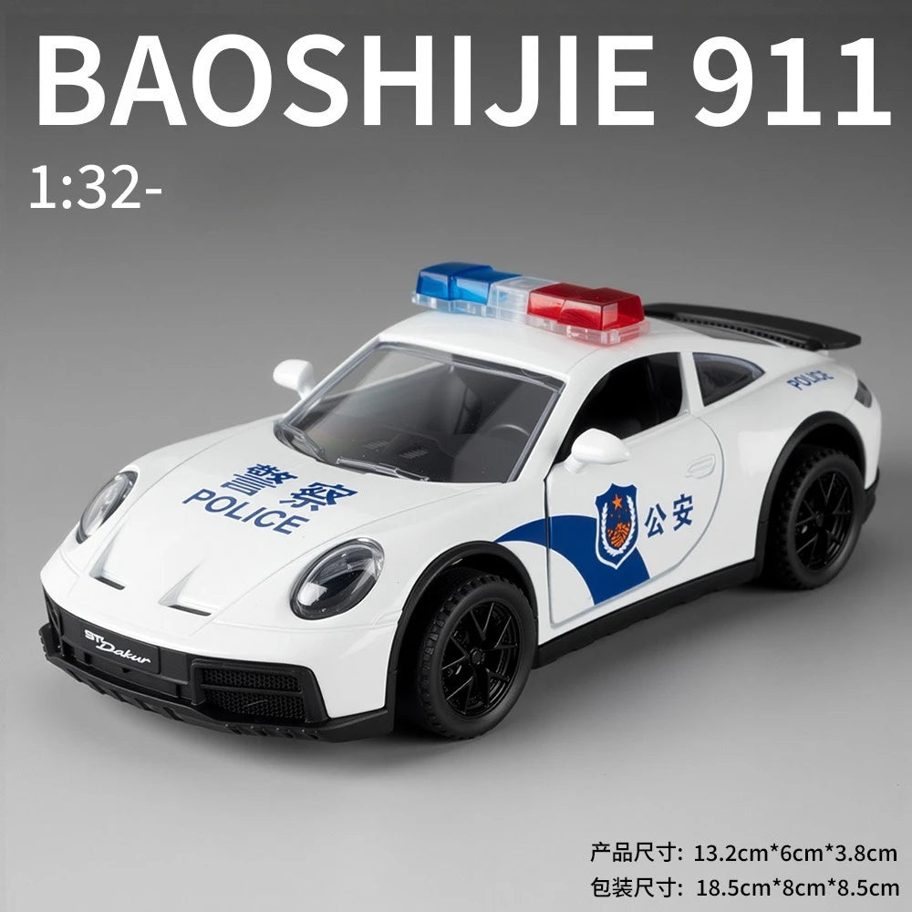 1:32 911 Sports car Alloy Car Diecast